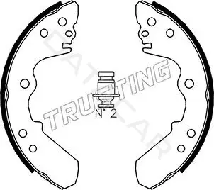 Барабанные колодки TRUSTING 073.168