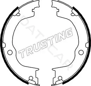 Колодки ручника TRUSTING 073.175