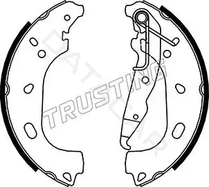 Барабанные колодки TRUSTING 073.177