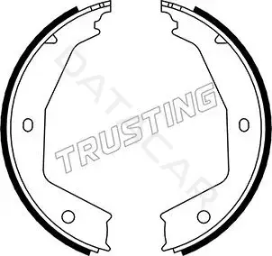 Колодки ручника TRUSTING 079.194