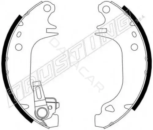 Барабанные колодки TRUSTING 088.210Y