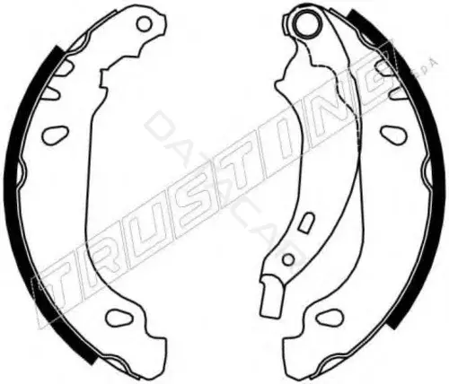 Барабанные колодки TRUSTING 088.231
