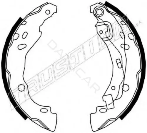 Барабанные колодки TRUSTING 088.234