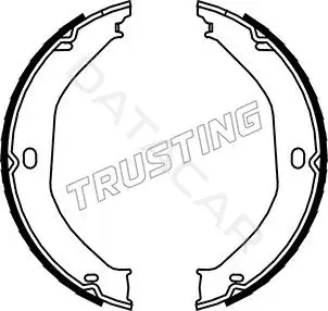 Колодки ручника TRUSTING 088.235
