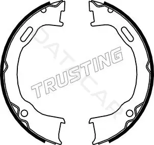 Колодки ручника TRUSTING 088.239