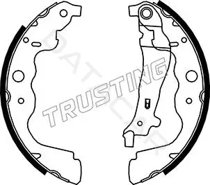 Барабанные колодки TRUSTING 088.240