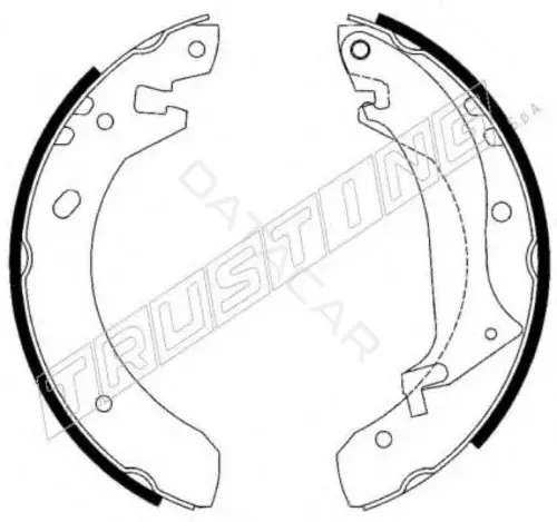 Барабанные колодки TRUSTING 092.306