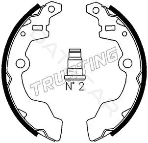 Барабанные колодки TRUSTING 111.236