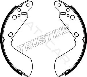 Барабанные колодки TRUSTING 111.240