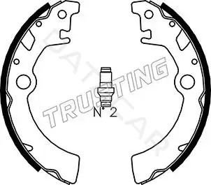 Барабанные колодки TRUSTING 111.242