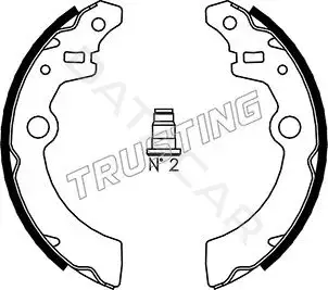 Барабанные колодки TRUSTING 111.246