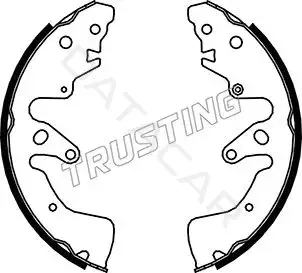 Барабанные колодки TRUSTING 111.251