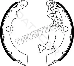 Барабанные колодки TRUSTING 111.252