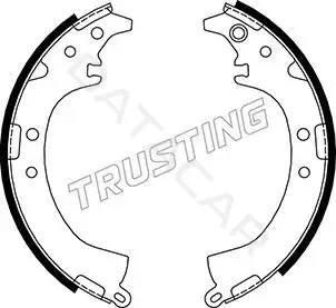 Барабанные колодки TRUSTING 115.299