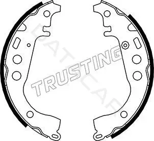 Барабанные колодки TRUSTING 115.301