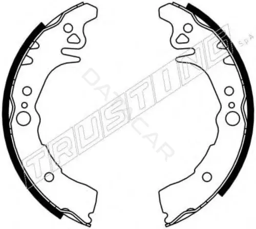 Барабанные колодки TRUSTING 115.306