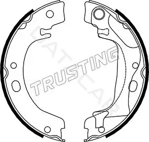 Колодки ручника TRUSTING 115.318