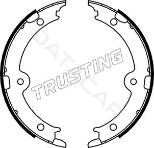 Колодки ручника TRUSTING 115.321