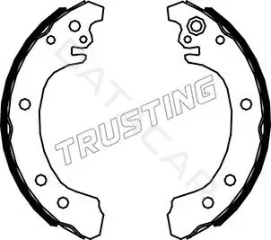 Тормозные колодки TRUSTING 115.328