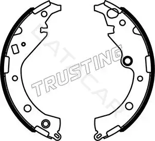 Барабанные колодки TRUSTING 115.339