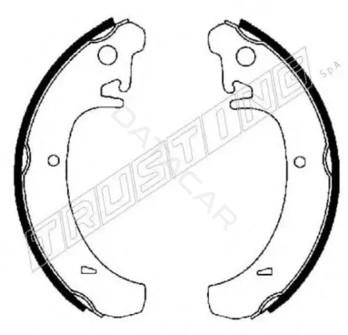 Барабанные колодки TRUSTING 122.004