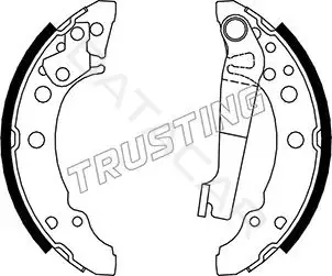 Барабанные колодки TRUSTING 124.280