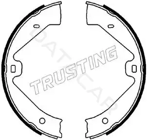 Колодки ручника TRUSTING 124.289