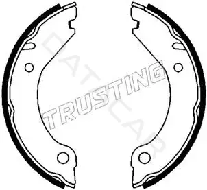 Колодки ручника TRUSTING 127.267