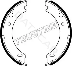 Колодки ручника TRUSTING 127.271