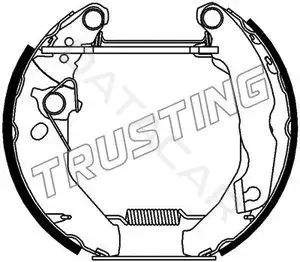 Барабанные колодки TRUSTING 6136