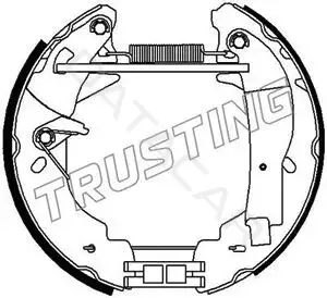 Тормозные колодки TRUSTING 635.0