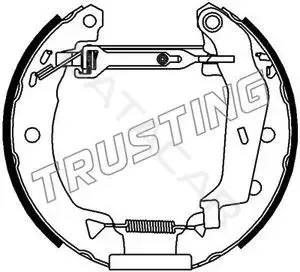 Тормозные колодки TRUSTING 640.0