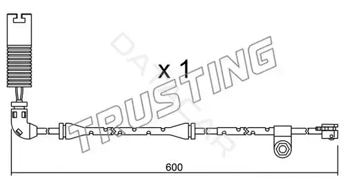 Датчик износа тормозных колодок TRUSTING SU.112