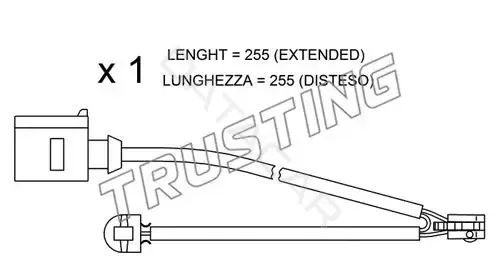 Датчик износа тормозных колодок TRUSTING SU.218