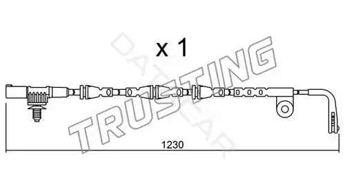 Датчик износа тормозных колодок TRUSTING SU.255