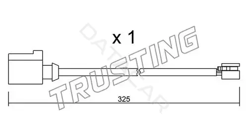 Датчик износа тормозных колодок TRUSTING SU.271