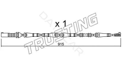 Датчик износа тормозных колодок TRUSTING SU.287