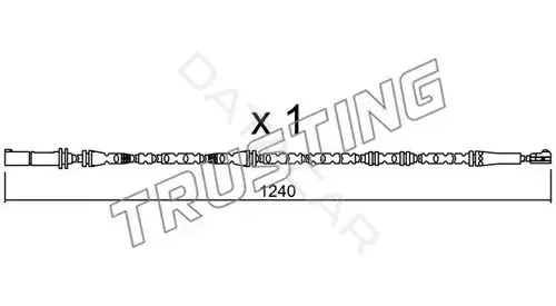 Датчик износа тормозных колодок TRUSTING SU.288