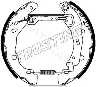 Барабанные колодки TRUSTING 6486