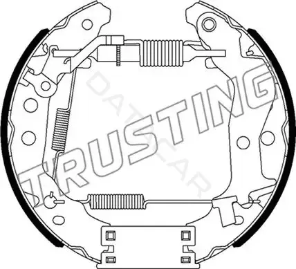 Барабанные колодки TRUSTING 6526