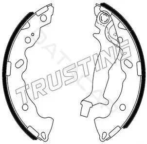 Барабанные колодки TRUSTING 253.707