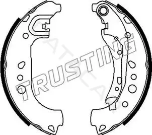 Барабанные колодки TRUSTING 253.718