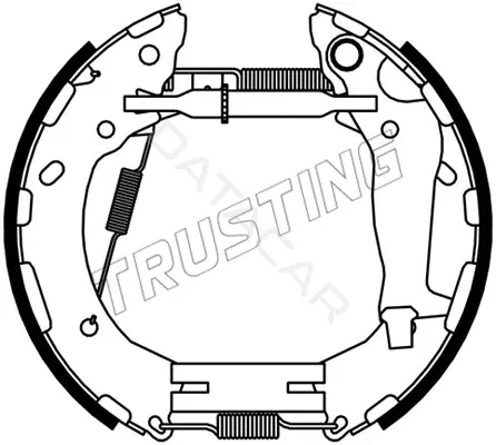 Барабанные колодки TRUSTING 6531