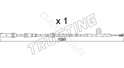 Датчик износа тормозных колодок TRUSTING SU.367
