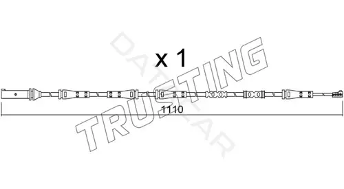 Датчик износа тормозных колодок TRUSTING SU.368