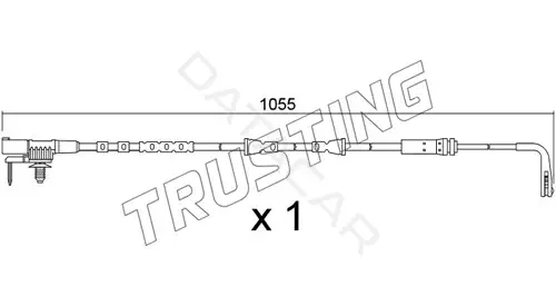 Датчик износа тормозных колодок TRUSTING SU.391