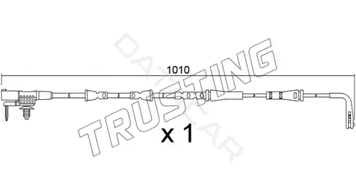 Датчик износа тормозных колодок TRUSTING SU.397