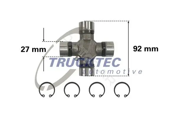 Муфта кардана TRUCKTEC 02.34.043