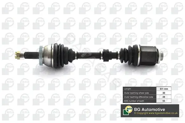Приводной вал / Полуось BGA DS2707R