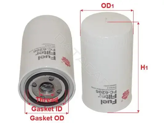Топливный фильтр SAKURA FC-6206